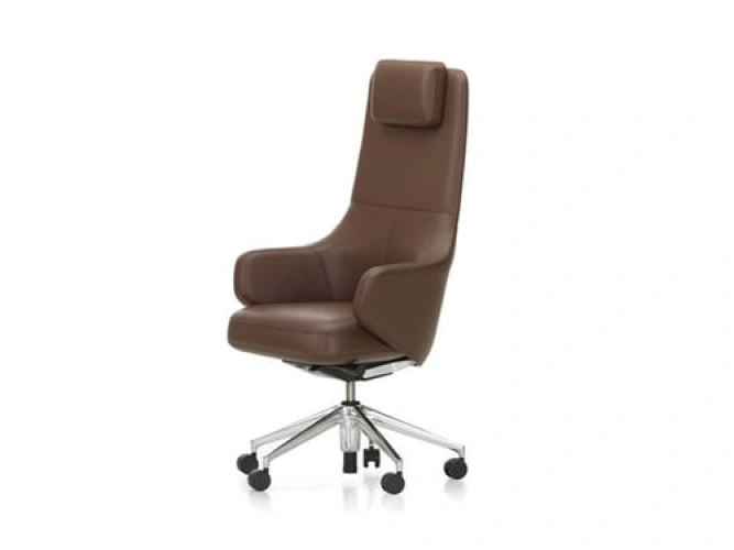 grand executive highback vitra marrone